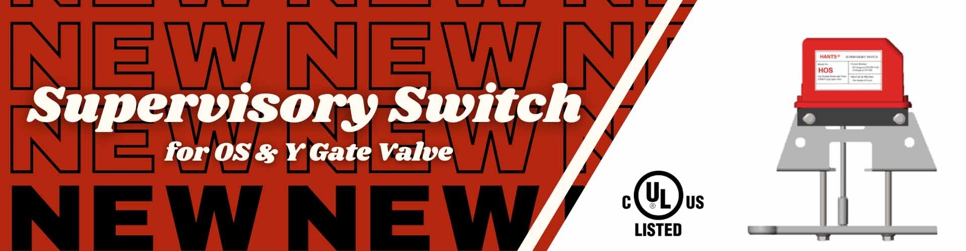 Z-Tide Przełącznik nadzorczy UL do zasuwy OS&Y